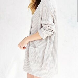 Urban outfitters BDG light grey open cardigan sweater size extra small xs